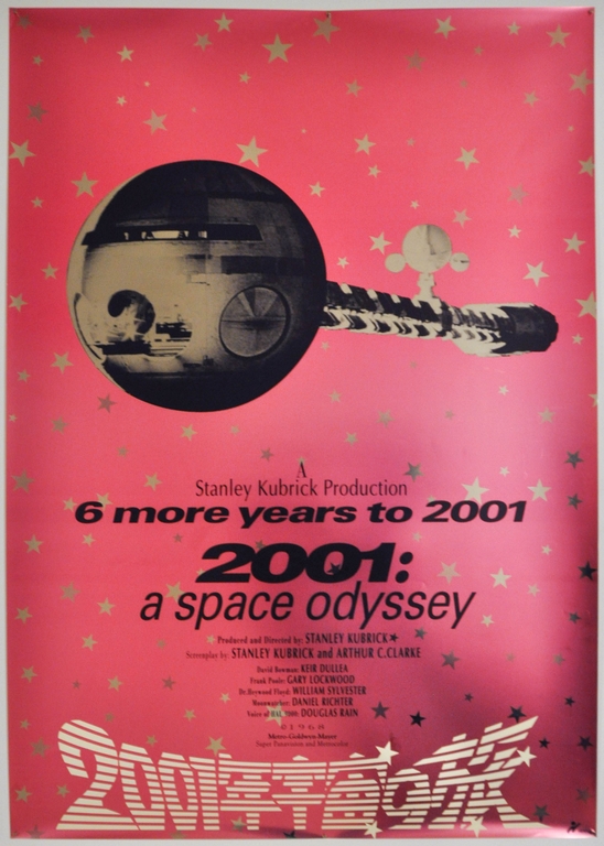 2001: A Space Odyssey Japanese B1 Poster Foil