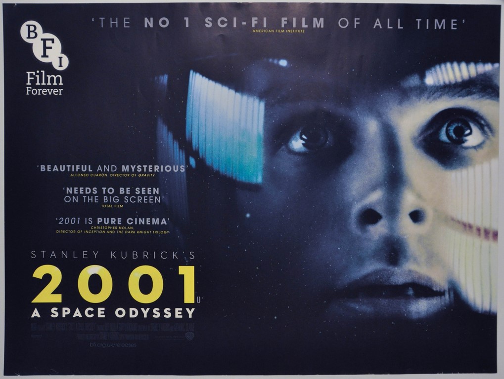 2001: A Space Odyssey UK Quad Poster re-release