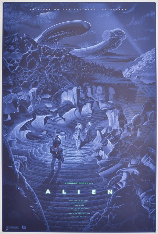 Alien Screen Print Poster Laurent Durieux