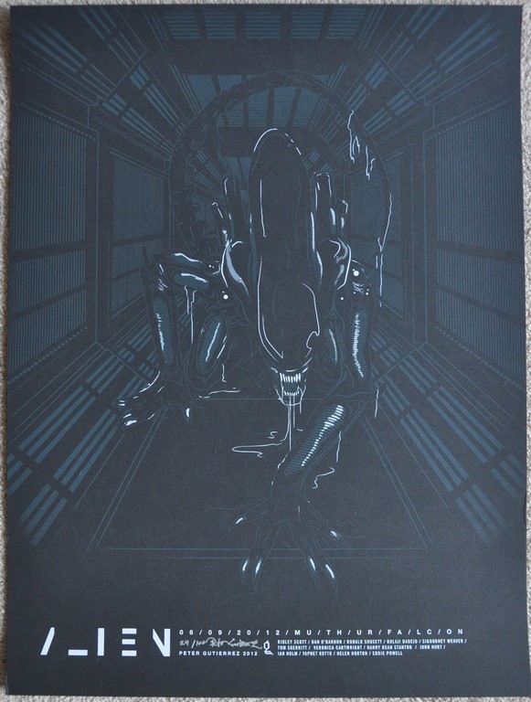 Alien Screen Print Poster
