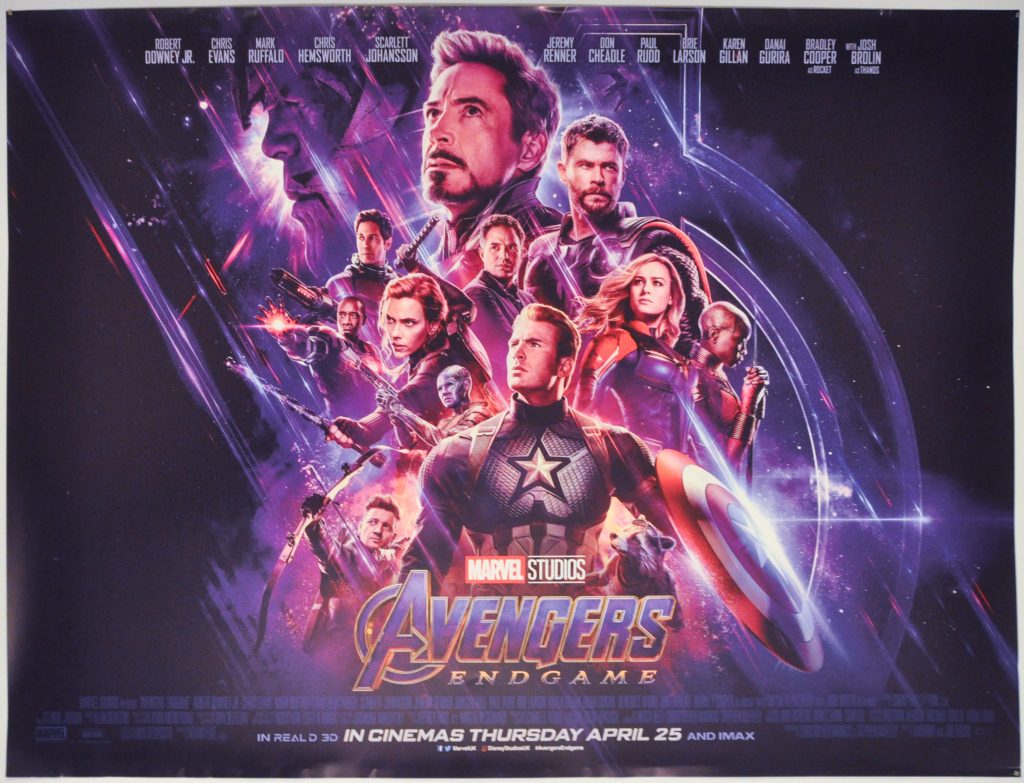 Avengers 4: Endgame UK Quad Poster