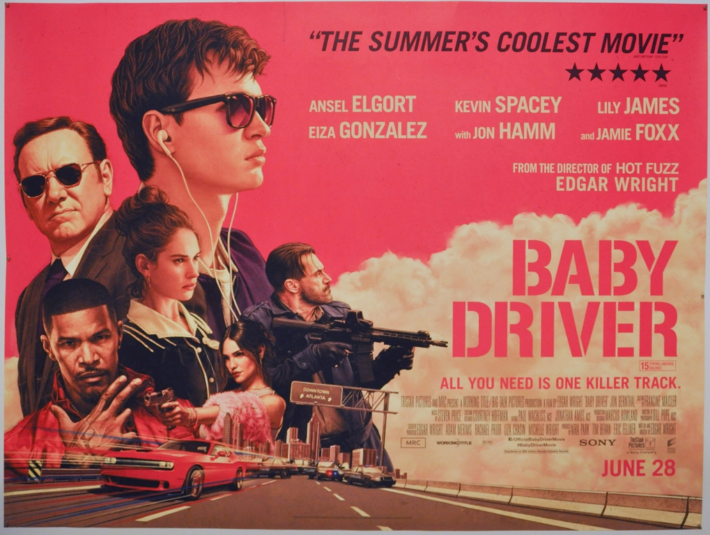 Baby Driver UK Quad Poster