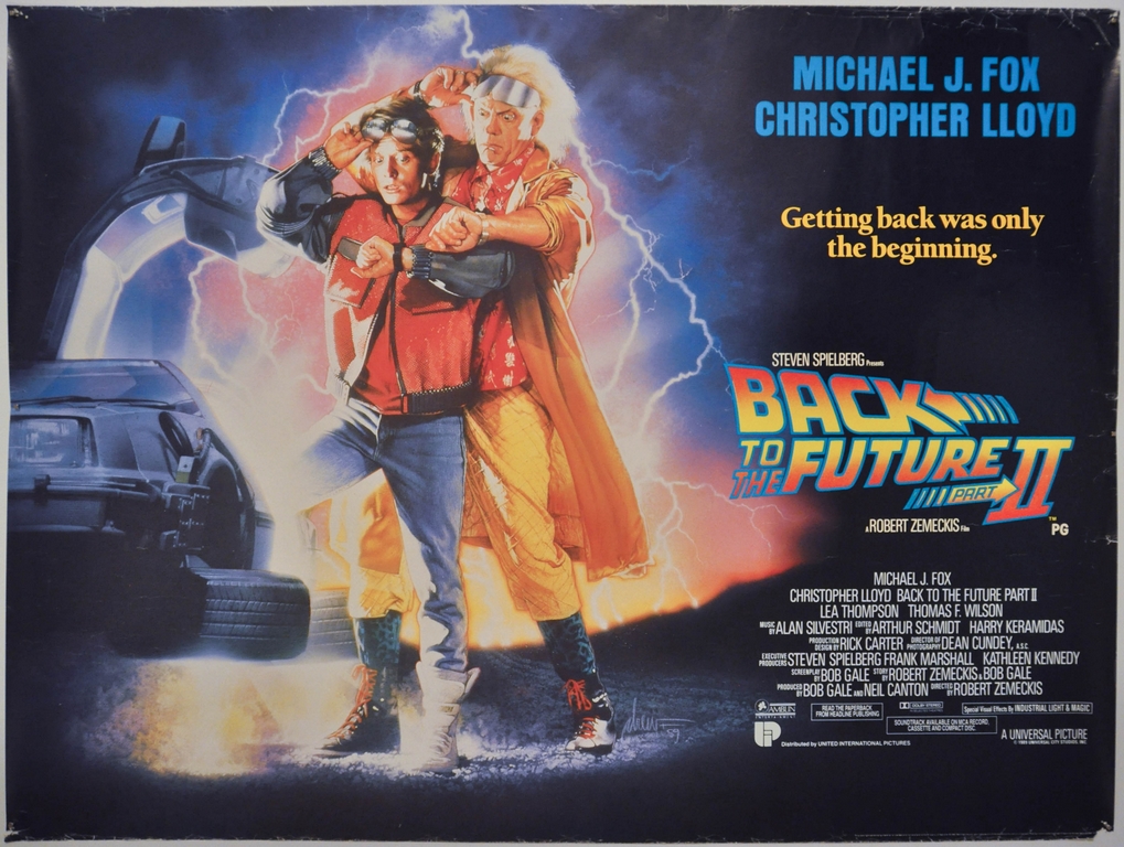 Back to the Future Part II UK Quad Poster