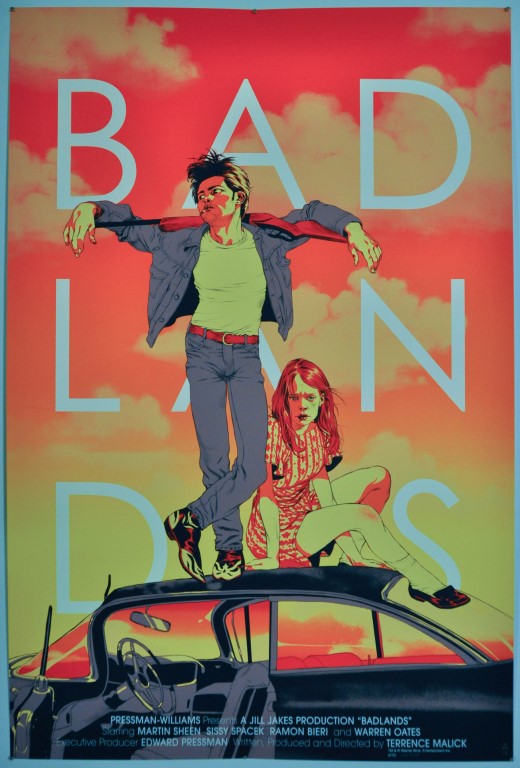 Badlands Screen Print Poster Mondo Tomer Hanuka