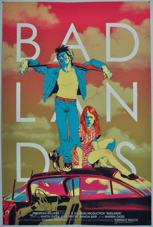 Badlands Screen Print Poster Mondo Tomer Hanuka