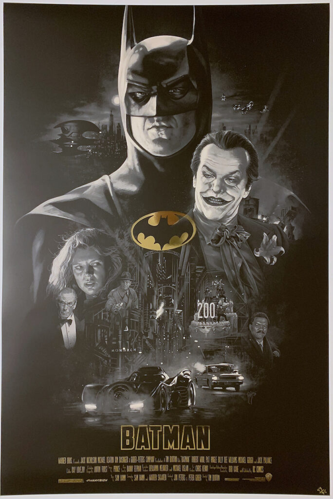 Batman Print Poster Juan Carlos Ruiz Burgos
