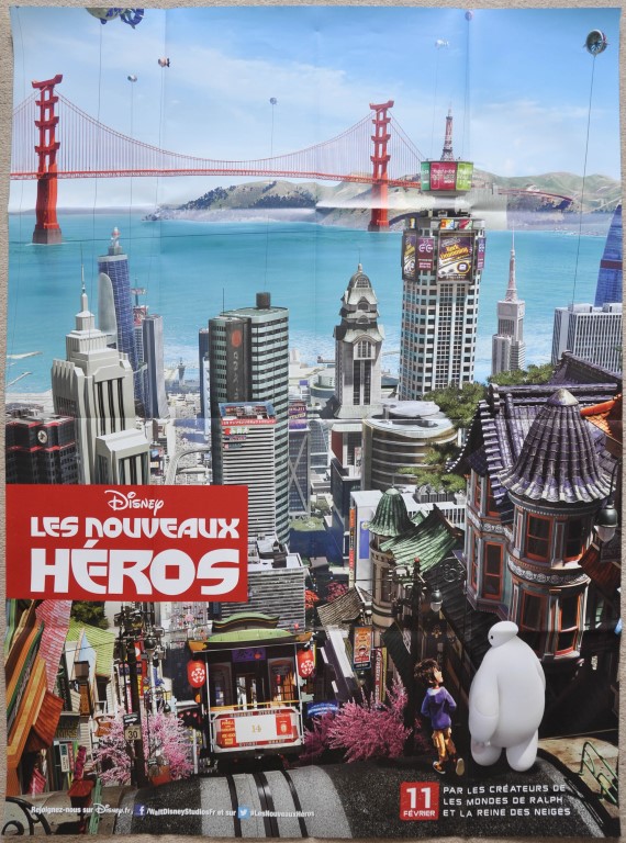 Big Hero 6 French Grande Poster