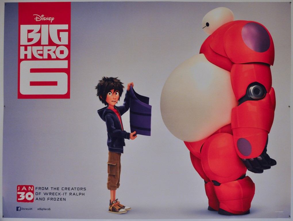 Big Hero 6 UK Quad Poster