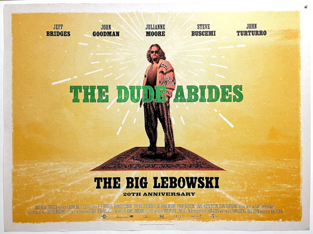Big Lebowski, The UK Quad Poster rerelease