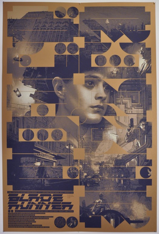 Blade Runner Screen Print Poster Krzysztof Domaradzki