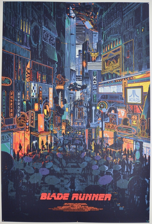 Blade Runner Screen Print Poster Kilian Eng Variant