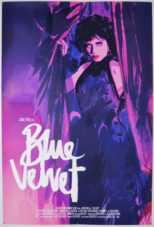 Blue Velvet Screen Print Poster Tula Lotay