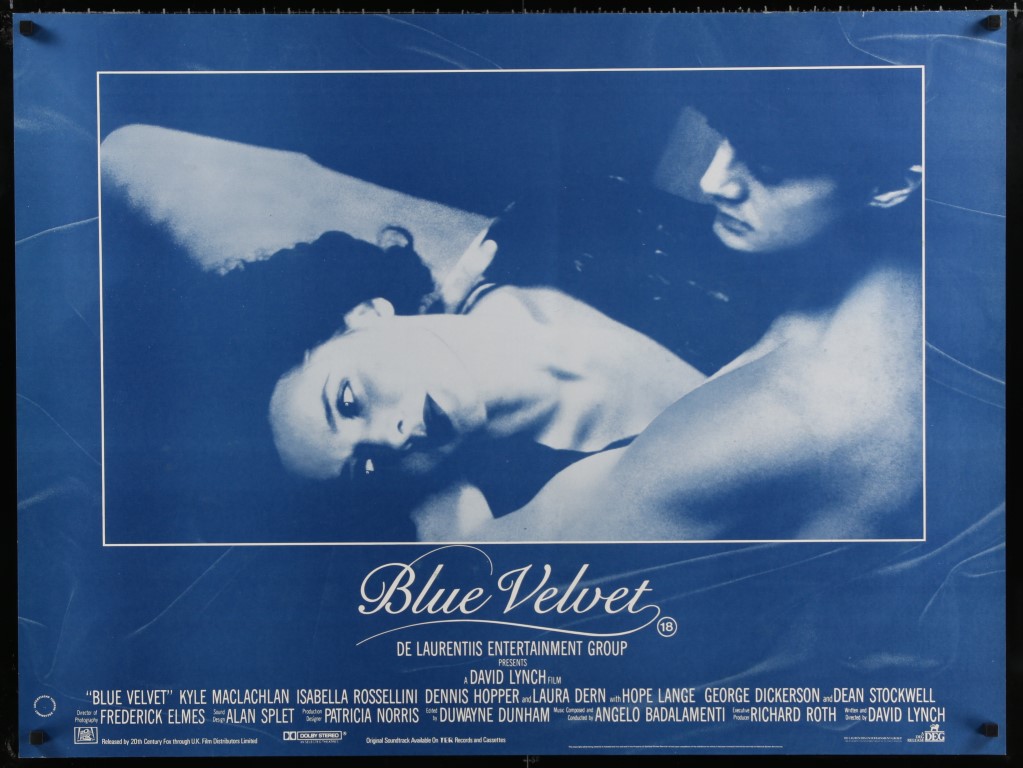 Blue Velvet UK Quad Poster