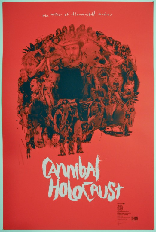 Cannibal Holocaust Screen Print Poster Mondo Jock