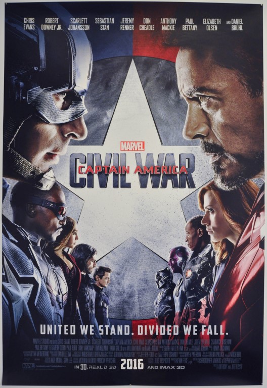 Captain America, Civil War UK One Sheet Poster