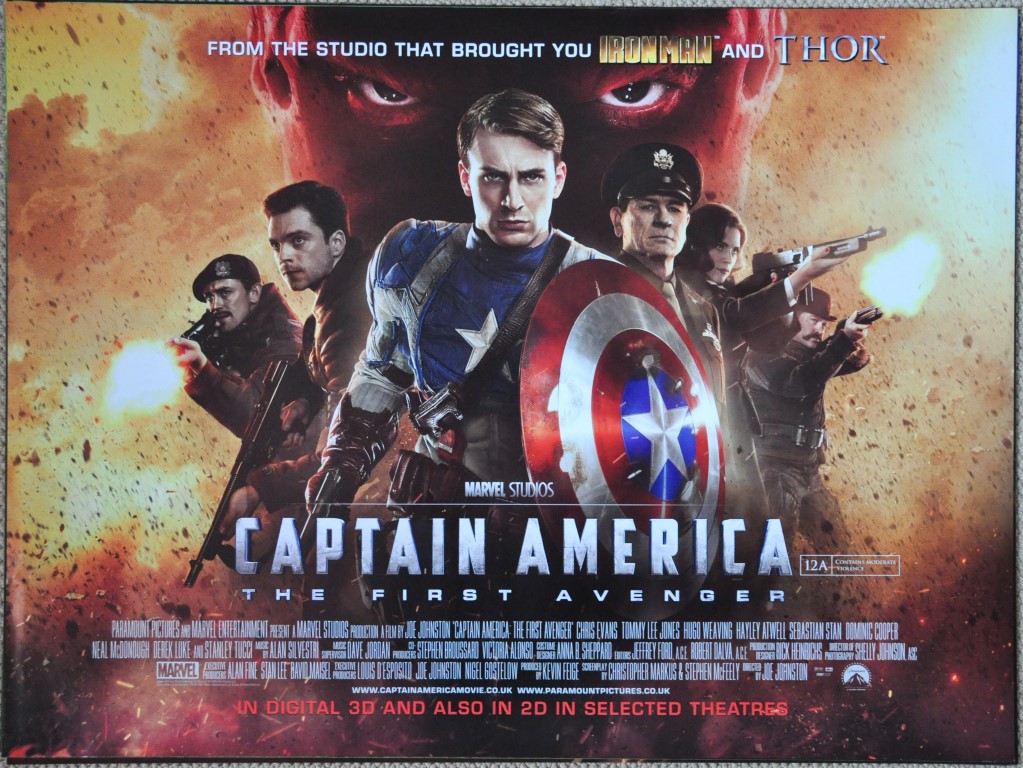 Captain America, The First Avenger UK Quad Poster