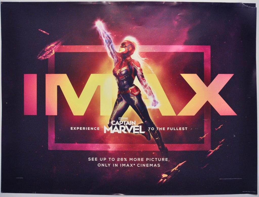 Captain Marvel UK Quad Poster