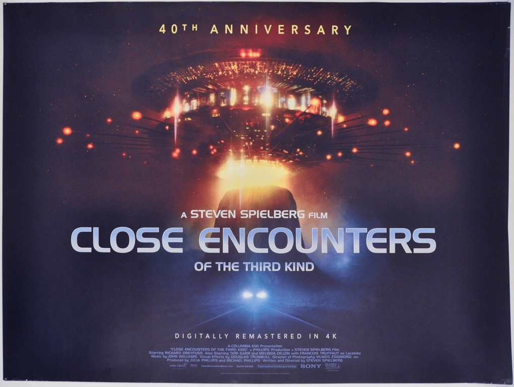 Close Encounters of the Third Kind UK Quad Poster