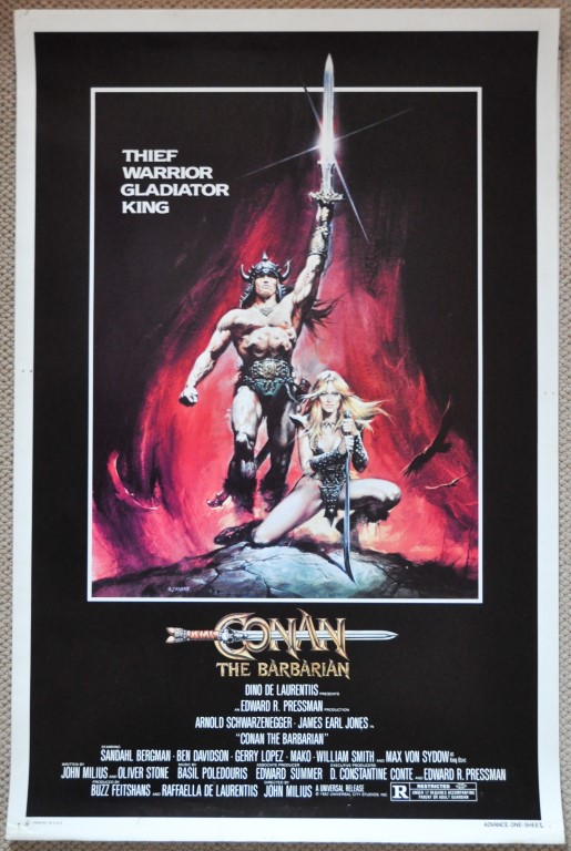 Conan the Barbarian US One Sheet Poster