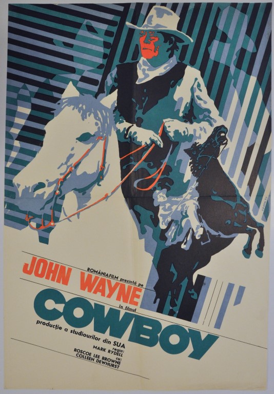 The Cowboys Romanian One Sheet Poster