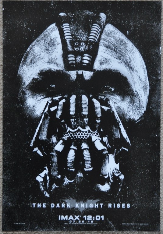 Dark Knight Rises, The IMAX mini poster Poster
