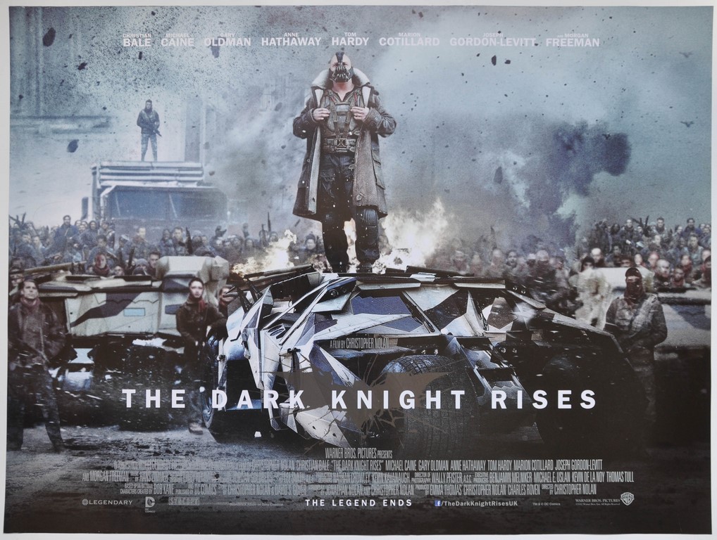 Dark Knight Rises, The UK Quad Poster