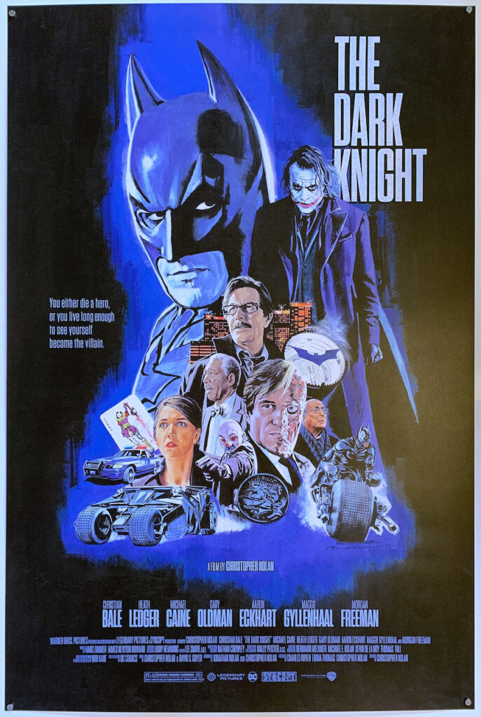 Dark Knight, The Screen Print Poster Paul Mann