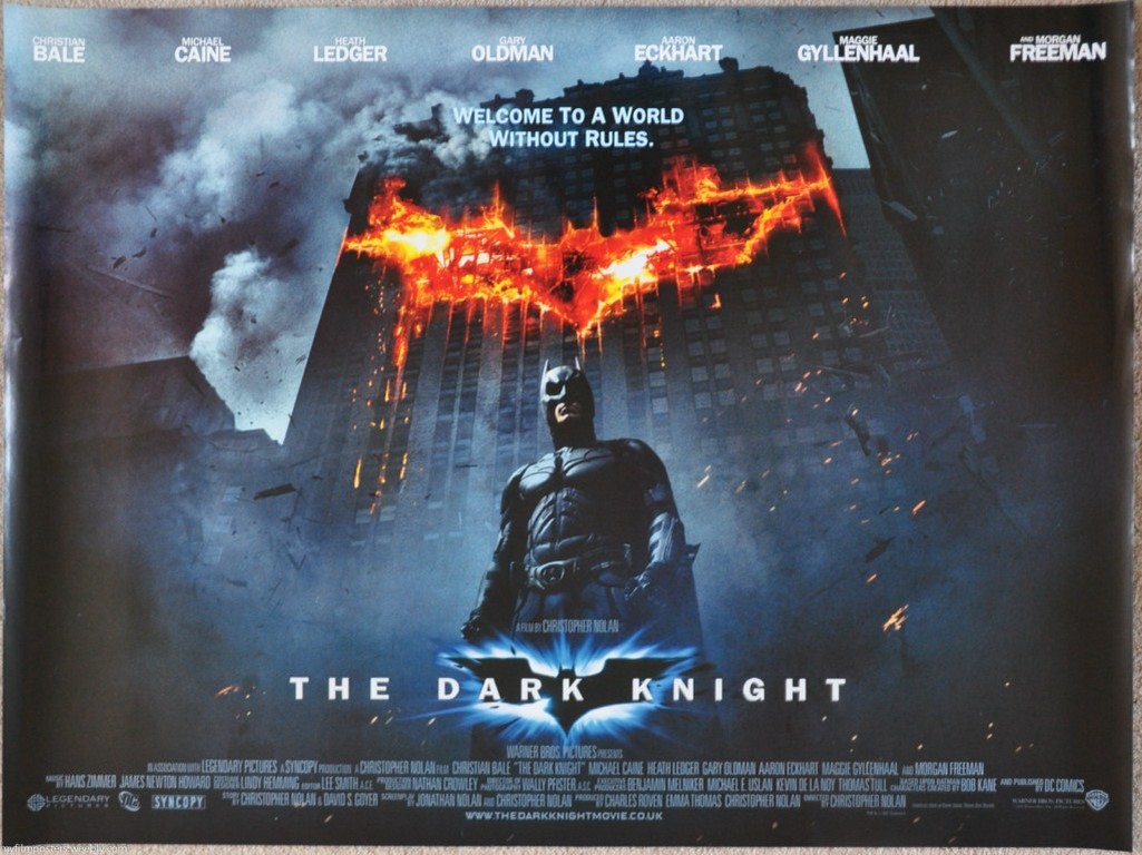 Dark Knight, The UK Quad Poster