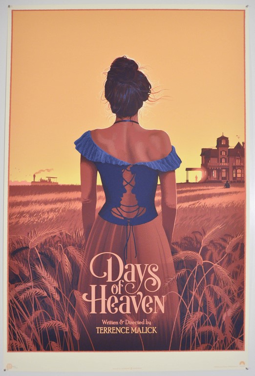 Days of Heaven Screen Print Poster Mondo Laurent Durieux
