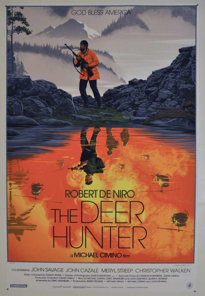 The Deer Hunter Screen Print Poster Laurent Durieux