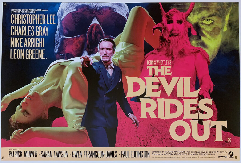 Devil Rides Out, The Screen Print Poster Mondo Robert Sammelin