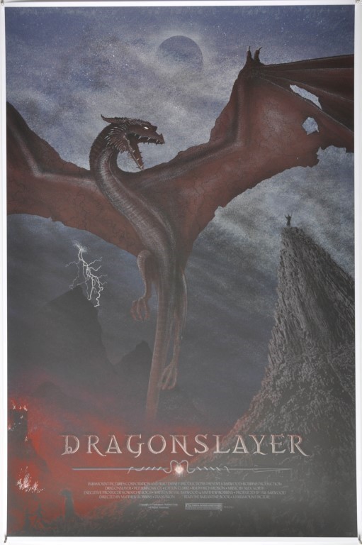 Dragonslayer Screen Print Poster