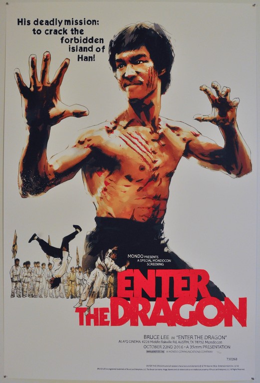 Enter the Dragon Screen Print Poster