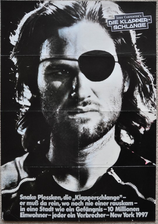 Escape from New York German A1 Poster