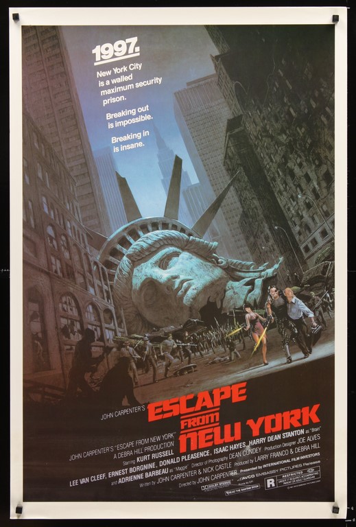 Escape from New York US One Sheet Poster