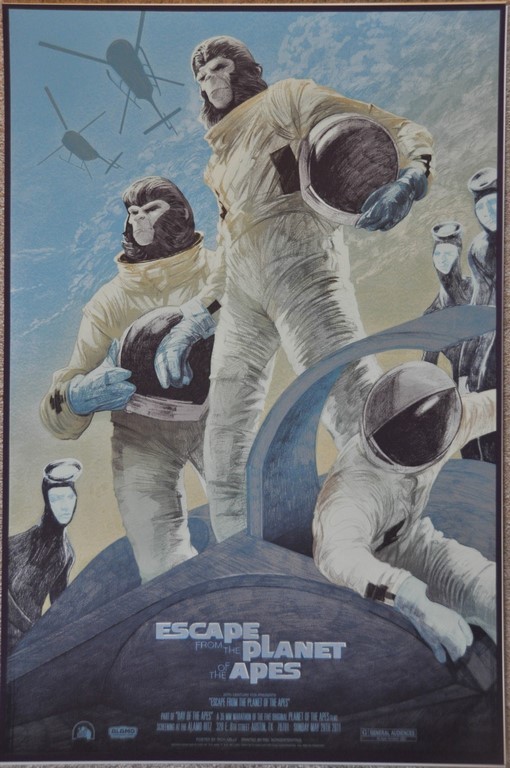 Escape from the Planet of the Apes Screen Print Poster Mondo