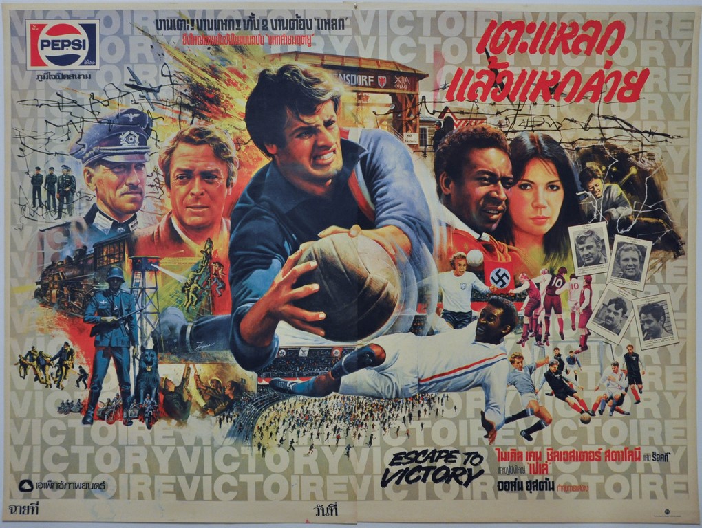 Escape to Victory Thai 2 Sheet Poster Tongdee Panumas
