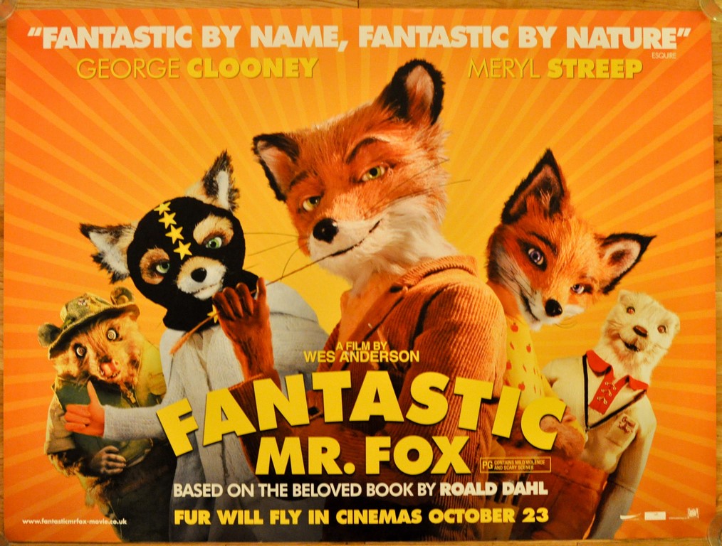 Fantastic Mr Fox UK Quad Poster