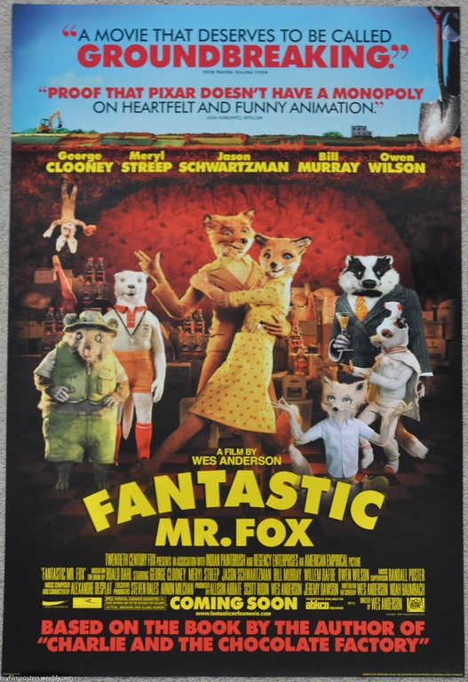 Fantastic Mr Fox US One Sheet Poster