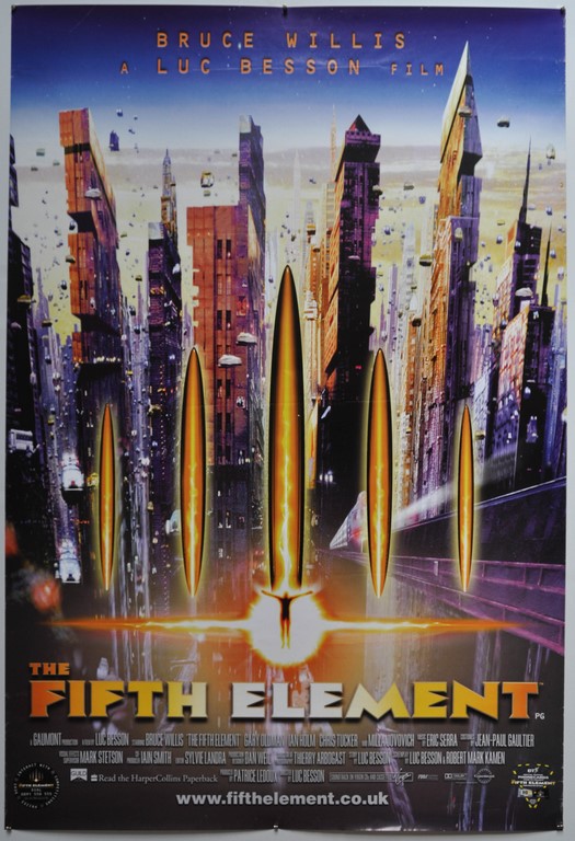 Fifth Element, The UK One Sheet Poster
