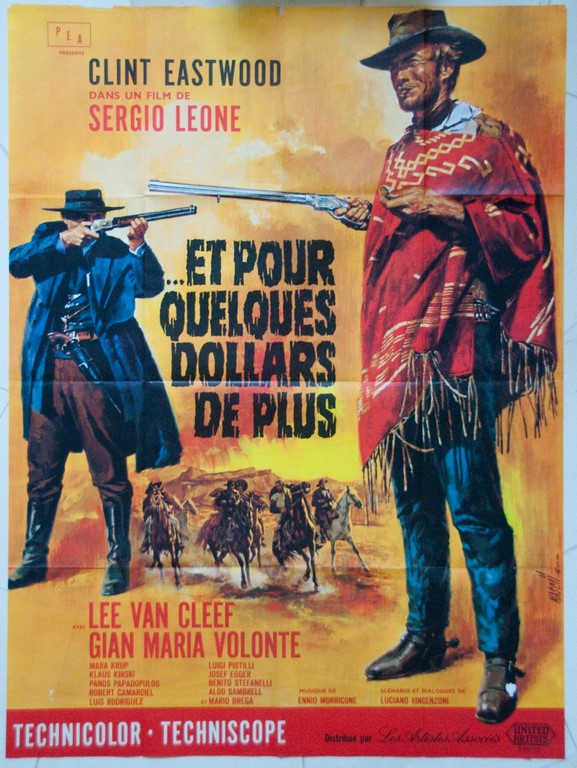 For a Few Dollars More French Grande Poster