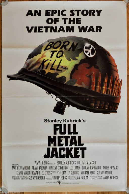 Full Metal Jacket International One Sheet Poster