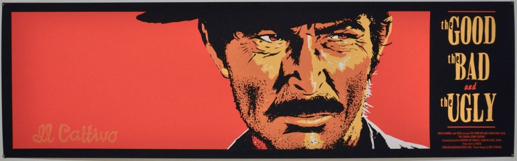 Good, the Bad and the Ugly, The Screen Print Poster Mondo Billy Perkins