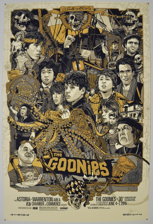 The Goonies Screen Print Poster