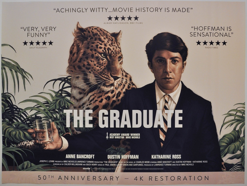 The Graduate UK Quad Poster Rory Kurtz