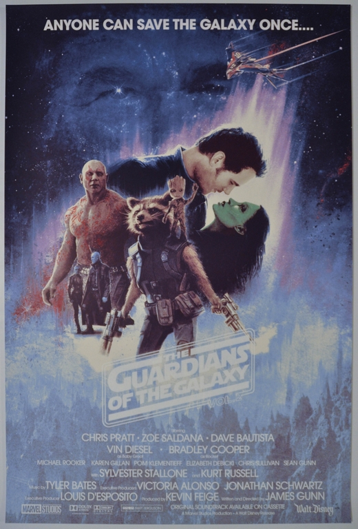Guardians of the Galaxy 2 Screen Print Poster