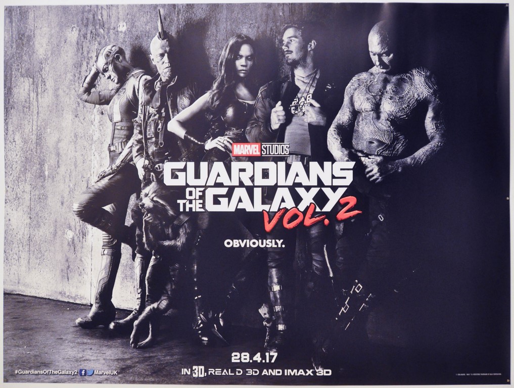 Guardians of the Galaxy 2 UK Quad Poster