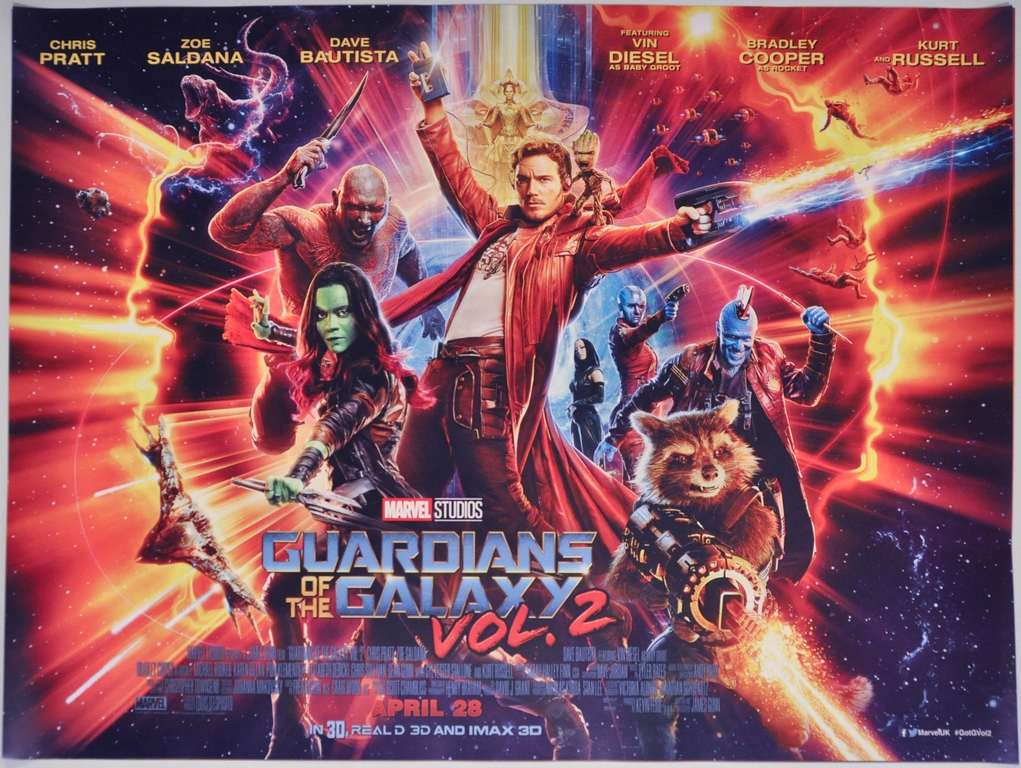 Guardians of the Galaxy 2 UK Quad Poster