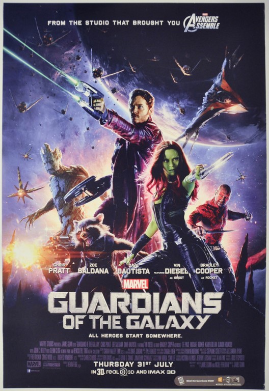 Guardians of the Galaxy UK One Sheet Poster