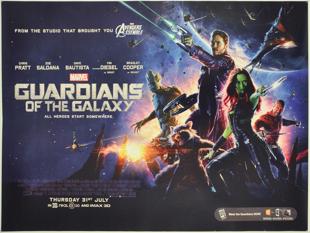 Guardians of the Galaxy UK Quad Poster